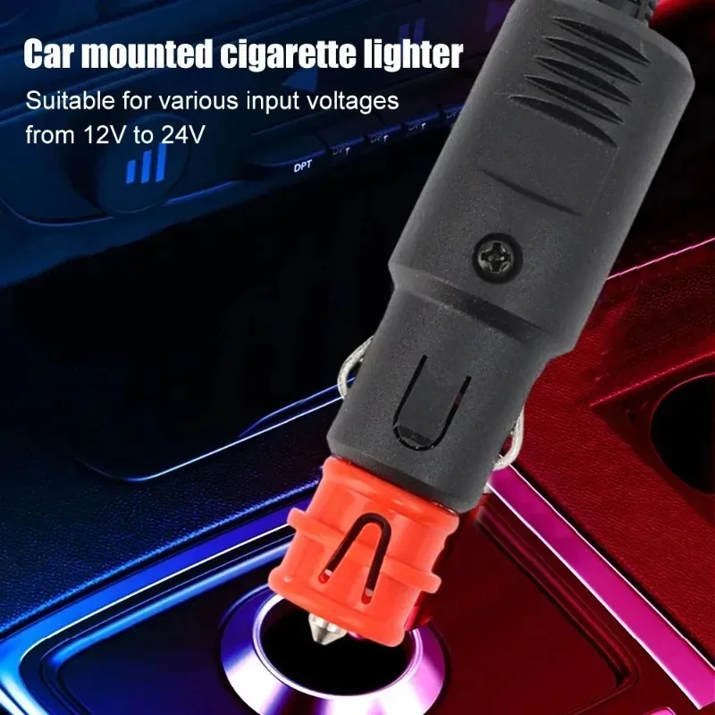 다목적 소켓 어댑터 전자 담배 라이터 자동차 12V-24V 범용 플러그 장치 충전 간단한 자동차 액세서리 1-5Pcs