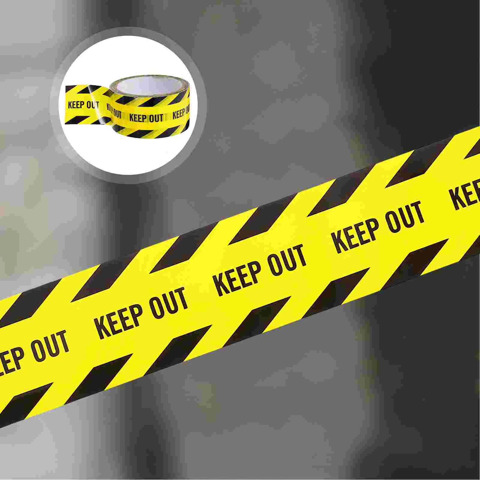 

Duct Tape Decor Ornament Self Adhesive Sticker Warning Masking Decorate