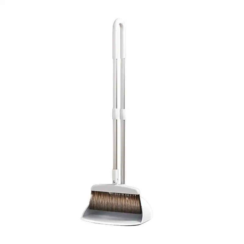 

Dustpan With Long Handle Upright Standing Dustpan For Effortless Dusting Cleaning Brooms For Study Room Kitchen Fireplace