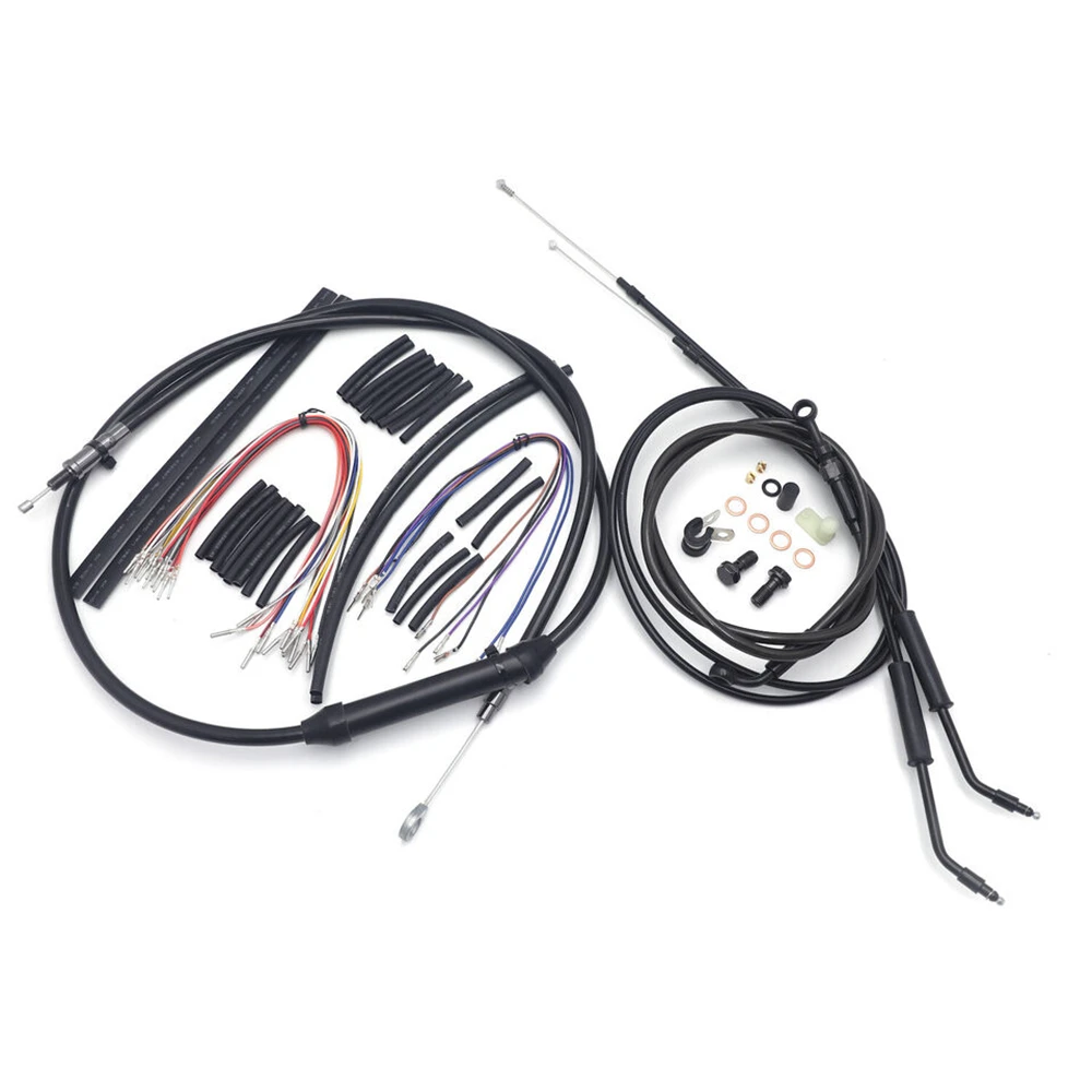 

Cable & Brake Line Kit 14"/16" for Harley Davidson Ape Hanger SOFTAIL 2000-2006 2007-2010 Motorcycle Accessories