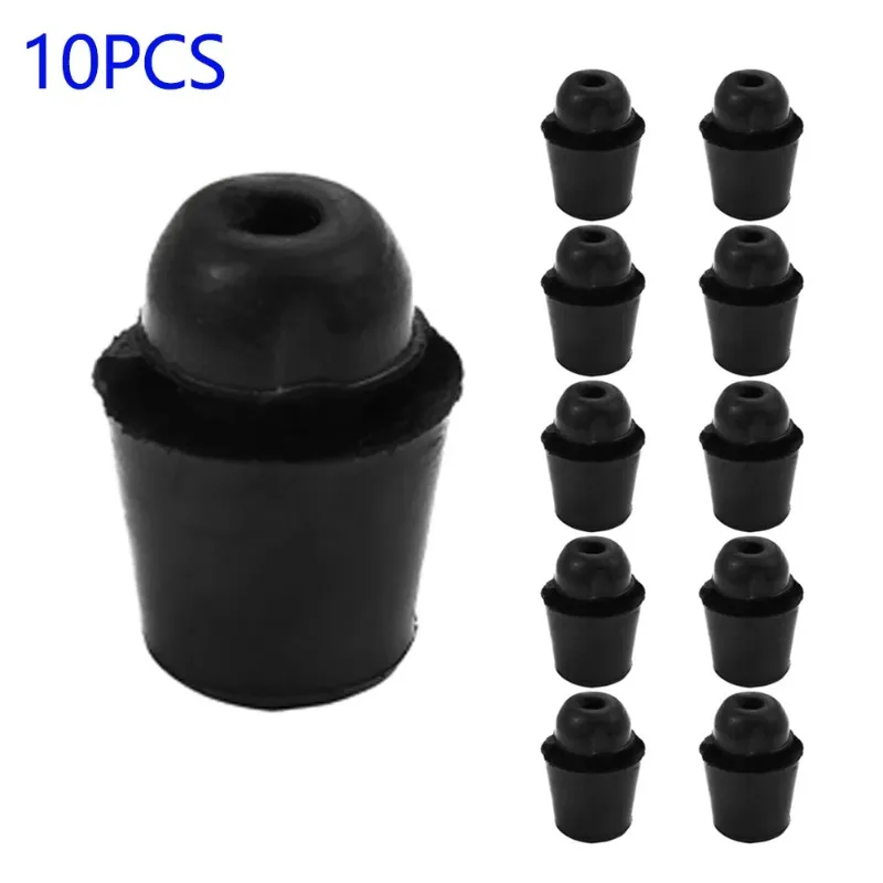 Set of 10 Black Rubber Car Bumper Door Protectors