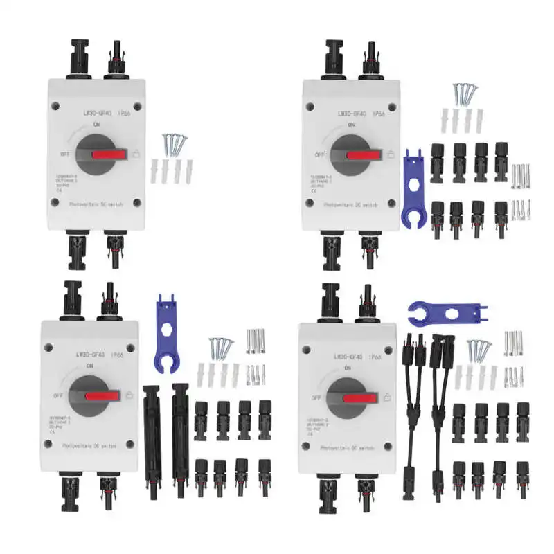 Interrupteur pour isolation photovoltaïque, étanche IP66, UKPM-32 V DC,  1000V, 32a, 16a, pour l'extérieur - AliExpress
