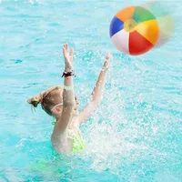 Summer Outdoor Swimming Pool Beach Inflatable Ball Toys Fun Sports Props Beach Pool Volleyball Game Parent-child Interaction 2