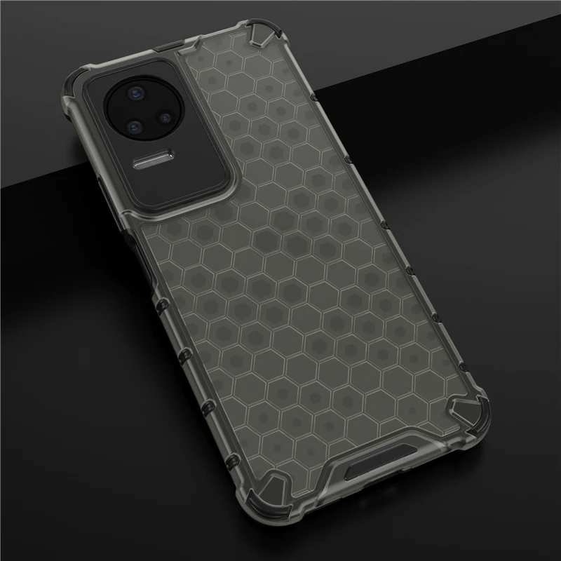 For POCO F4 PocoF4 Case Transparent Hard Back Cover Rugged Soft Frame Airbag Shockproof Phone Case For Xiaomi Poco F4 5G