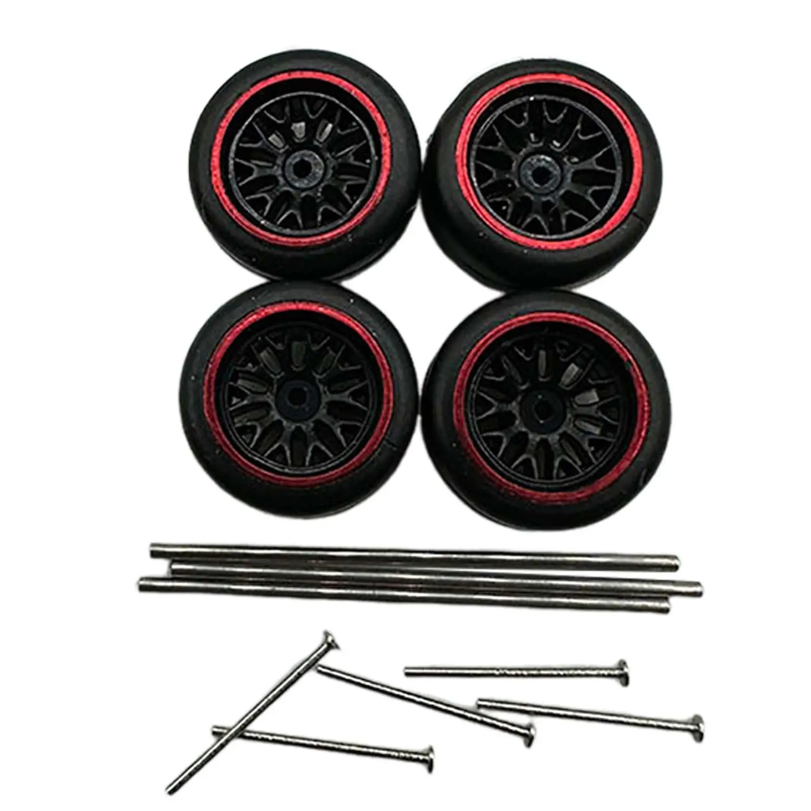 Pneumatici Rc Alomejor Gomme Per Auto RC 1:24 - 4 Pneumatici In Gomma