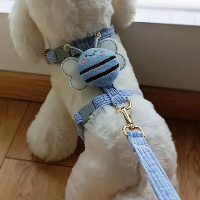 Small Pet Harness Adjustable Cartoon Bee Cat Harness Leash Set for Small to Medium Pets Escape Proof Kitten for Dogs for Pets 5