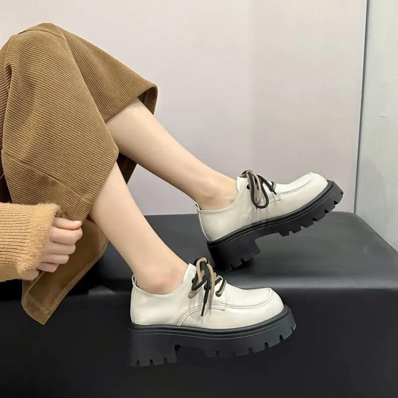 NEW Uniform Shoes Small Leather Shoes Female British Girl Japanese Wild Retro Shoes Lolita Platform Shoes Fashion Comfort Loafer