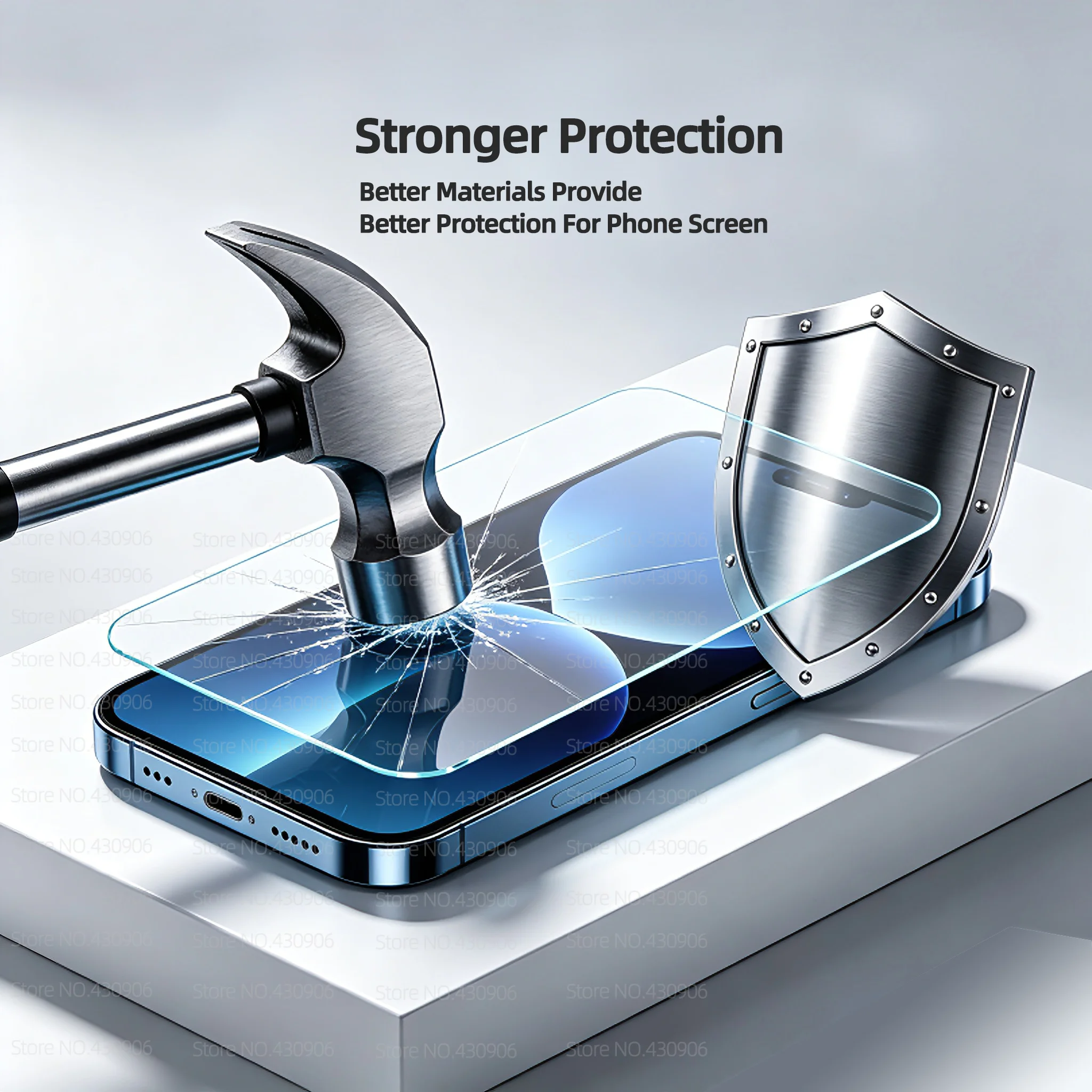 Premium Transparent Tempered Glass Screen Protector – High Quality 2.5D 9H