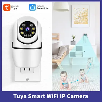 Telecamera IP WiFi Tuya 1080P HD Smart Wireless Audio bidirezionale Visione notturna Rilevazione movimento Telecamere di sicurezza Sorveglianza domestica intelligente