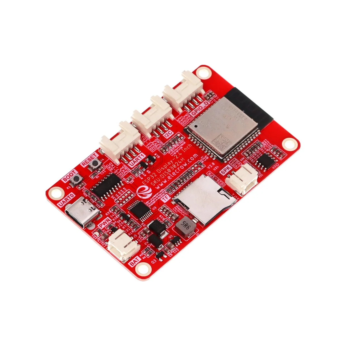 CrowPanel- ESP32 2.4 ��ġ 240x320 HMI ��ġ ��ũ�� TFT-LCD ����Ʈ ���÷��� ���, Arduino �� LVGL�� 16 ���� �н� ���� ����