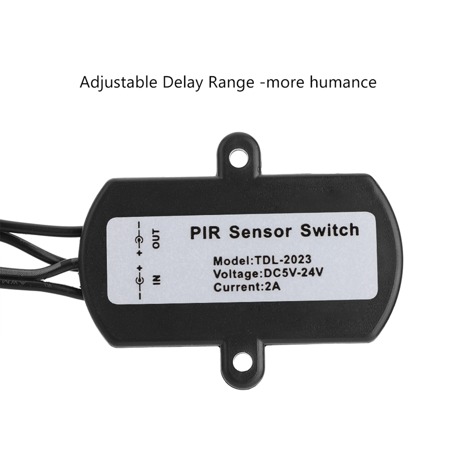 Motion Sensor Human Presence Sensor Motion Detector Motion Sensor LED Strip 2A DC 5‑24V Mini PIR Infrared Motion Sensor Detector Automatic Switch LED Strip USB Interface