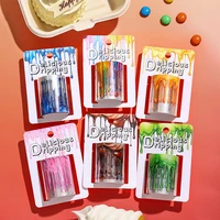 200cm/ Roll PET Washi Tapes Jam Chocolate Sauce Dripping Pattern Hand Scene Creative DIY Cup Photo Frame Photo Decoration Tape 1