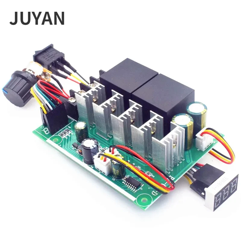 PWM speed controller DC motor Digital display 0~ adjustable drive module Input MAX40A 12V 24V36V