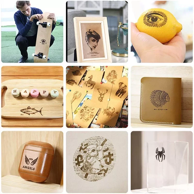 LaserPecker 2 Laser Engraver Portable Wood Engraving Machine DIY or Logo  Printer Wood Graver Art Making Laser Engraving Machine