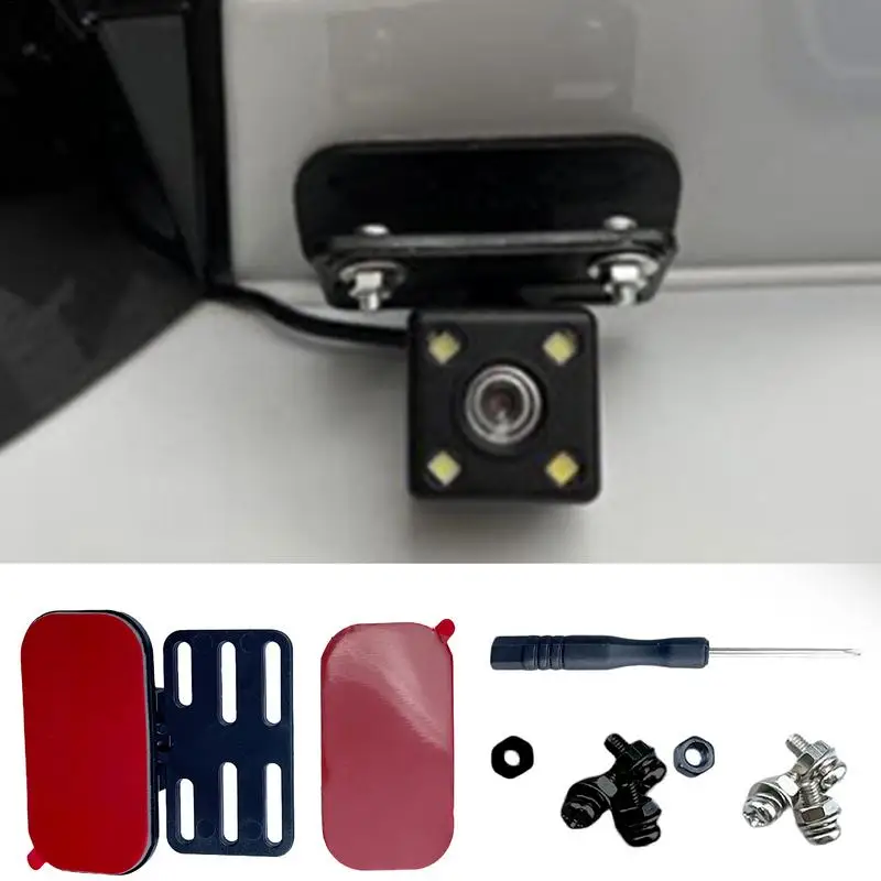 Rear Dash Cam Holder Rear Dash Cam Window Mount Camera Holder Rear Windshield Backup Camera Bracket with Multi-Angle Adjustment