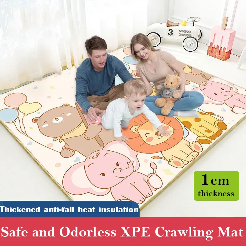 1 Cm Thickness Baby Play Mat Toys for Children Rug Playmat Developing Mat Baby Room Crawling Pad Folding Mat Baby Carpet XPE 200cm 180cm xpe thick baby play mat toys for children rug playmat developing mat baby room crawling pad folding mat baby carpet