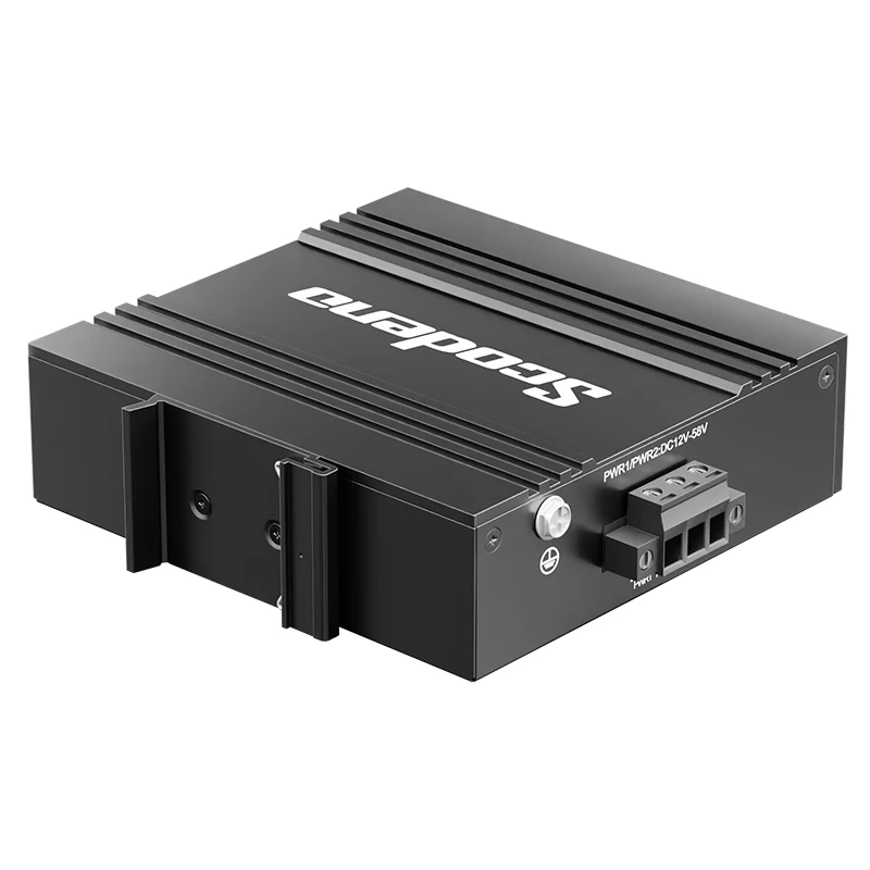 Interruptor Industrial da Rede do Ethernet Metal do Megabit Ip40 5-port Ruído-trilho Desbloqueado - Imagem 5
