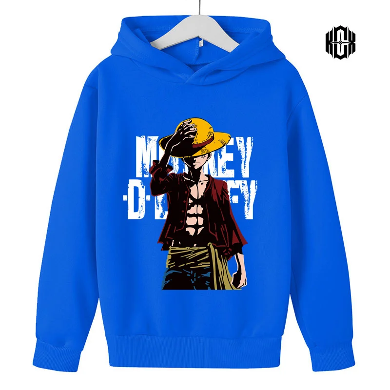 

Funny Luffy Printed Hoodies Anime ONE PIECE Sweatshirt Popular Unisex Hoody Hip-Pop Graphic Pullover Fashion Casual Male Top