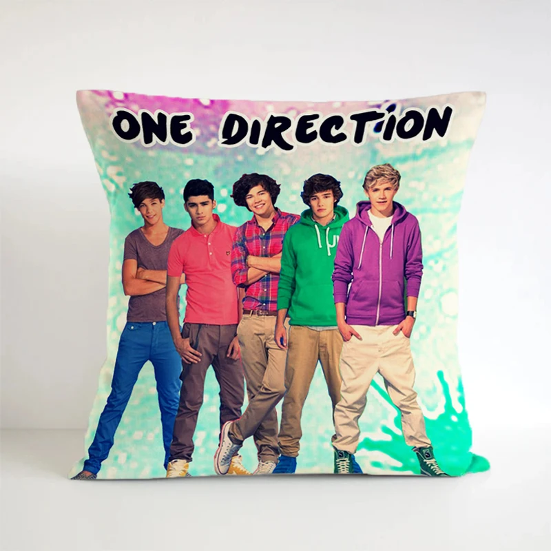Rock-one Direction Pillowcase Pillow Square Short Plush Double