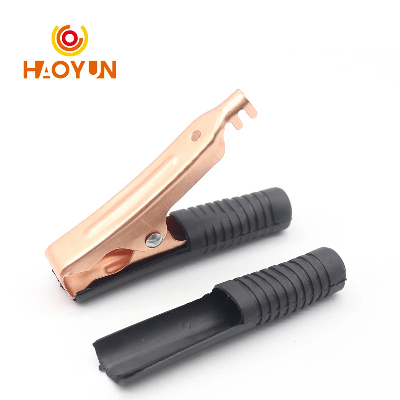 30A 50A 100A Car Alligator Clips Battery Clamps 75MM 80MM 90MM length 2PCS
