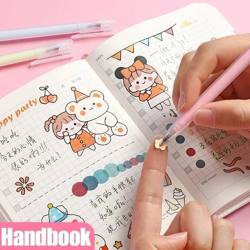 3Pcs 펜 스타일 접착제 스틱 DIY Scrapbooking 빠른 건조 접착제 디스펜스 펜 고점도 도트 Gule 스틱 Kawaii 편지지
