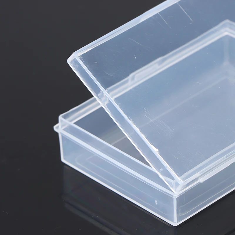Description Picture 4 of itemEmpty Playing Cards Container Rectangle Plastic Box Transparent Poker Game Card Storage Case Packing For Board Games