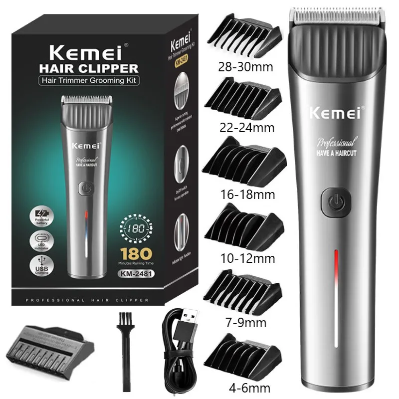 

Electric Hair Clippers Professional Men Adult Kids Trimmers Cordless Rechargeable Hair Cutter Barber Hair Cutting Machine