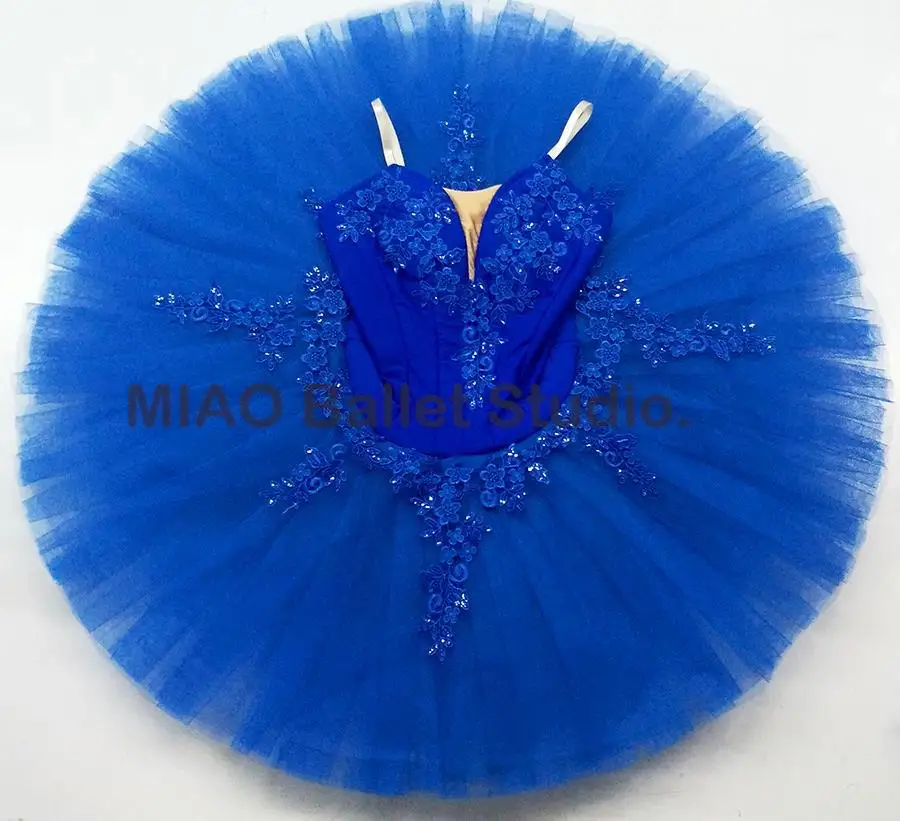 

Royal blue bird variation ballet tutu sleeping beauty costume for Adult Professional Ballet Pancake Tutu Classical dress 발레 009