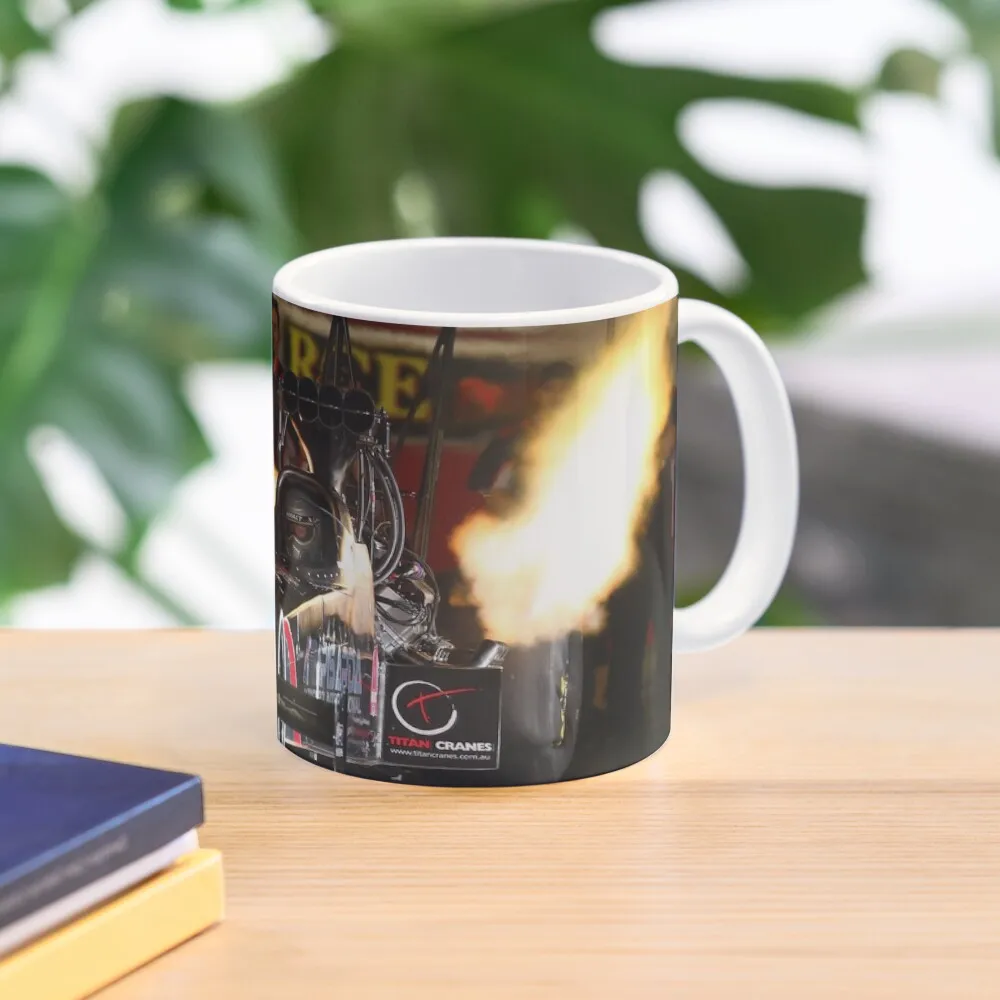 

Top Fuel Dragster Coffee Mug Porcelain Pottery Cups Mug