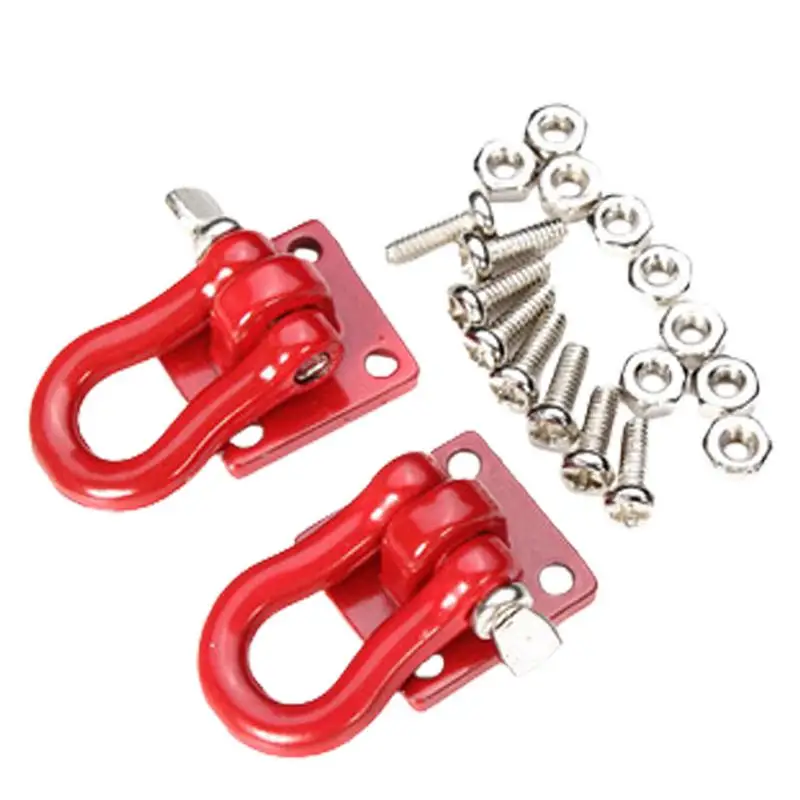

RC Trailer Tow Hooks RC Shackles Complete Set Wear-Resistant And Realistic RC Trailer Supplies For Cement Floor Muddy Ground