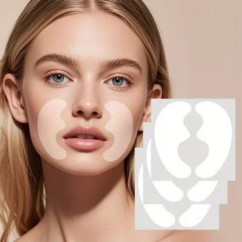 Patch per il Viso che Riducono le Rughe della Faccia e della Fronte. Effetto lifting, pelle rassodata. 15 coppie