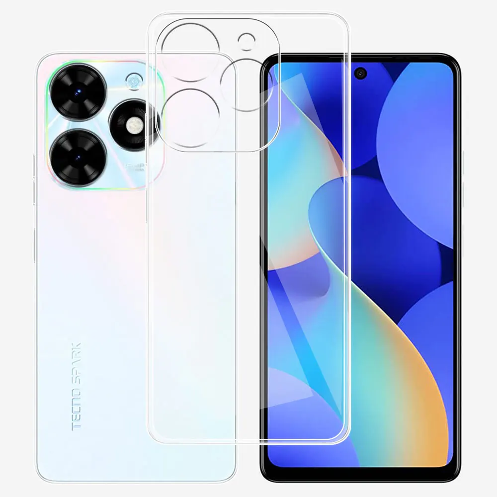 Per Tecno Spark 20 Custodia Trasparente Custodia Morbida In Silicone Per Tecno Spark 20C /Spark 10C Coque Per Tecno Spark 10 Pro Fundas