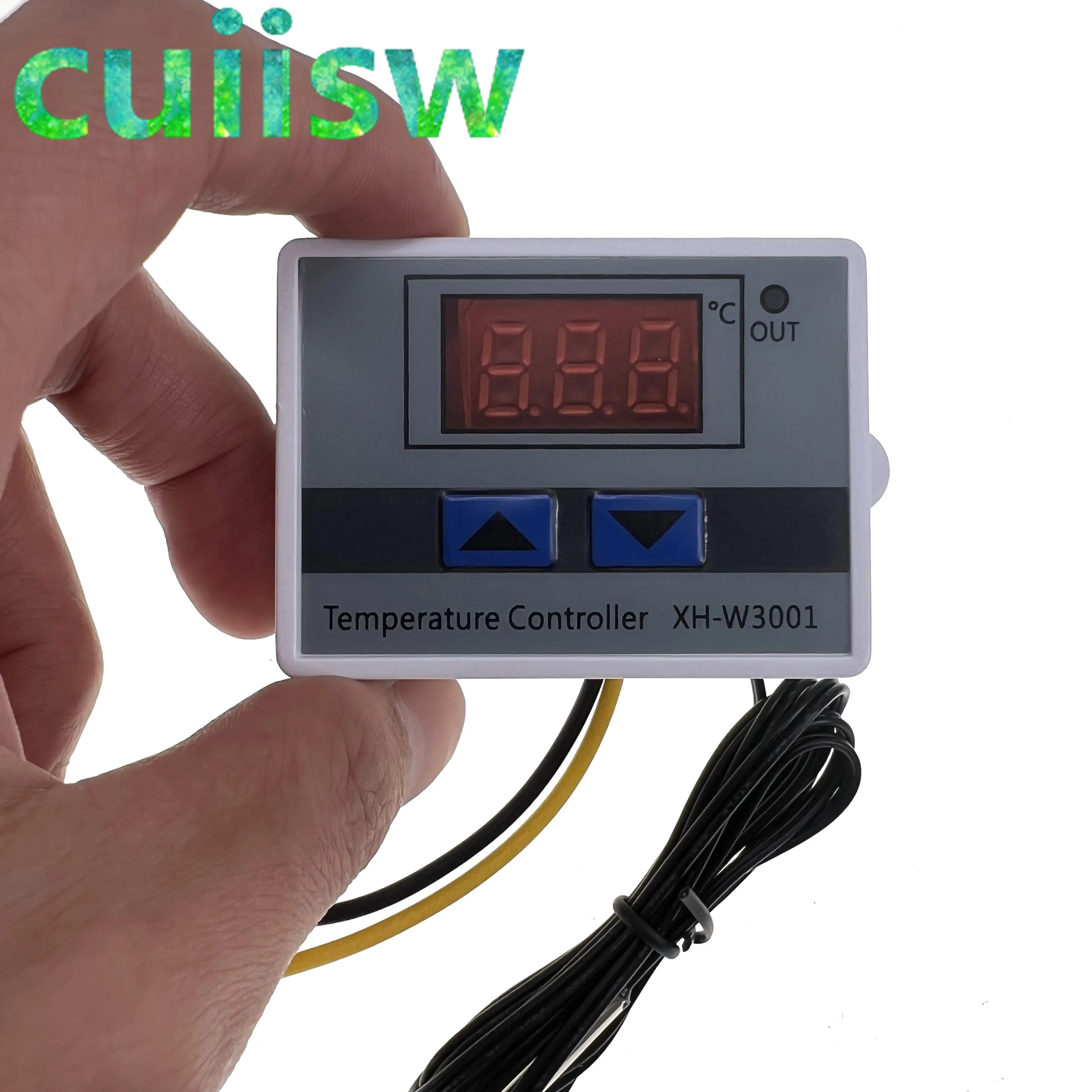 디지털 LED 온도 컨트롤러, 온도 조절기 제어 스위치, 프로브 XH-W3001, 12V, 24V, 110V, 220V, W3001, 10A
