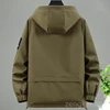 Big size men's loose workwear windbreaker waterproof jacket big size spring autumn new men's jacket 10XL 9XL 2