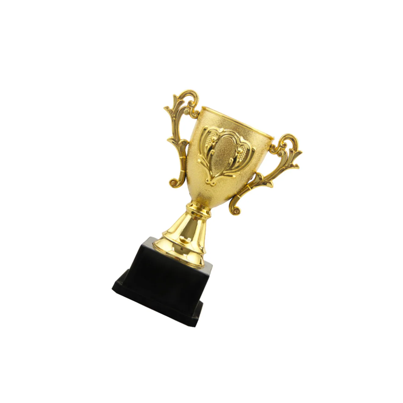 1PC 14.3cm Plastic Kids Kids Baseballs Sports Competitions Award Winner Trophy Football with Base for School