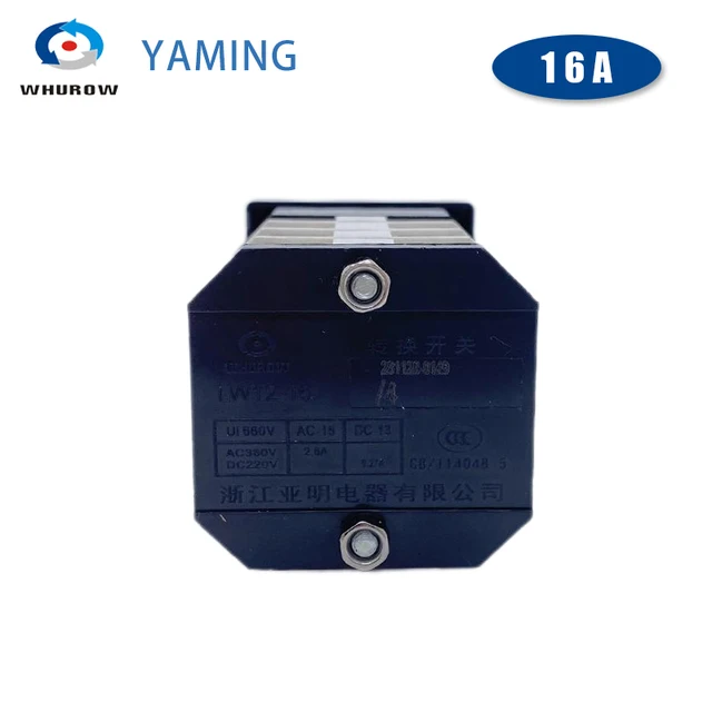 Interruttore Selettore A 4 Posizioni - Commutatore A Camma 32A 690V Con 12 Terminali, Modello LW26-32 - Foto 10