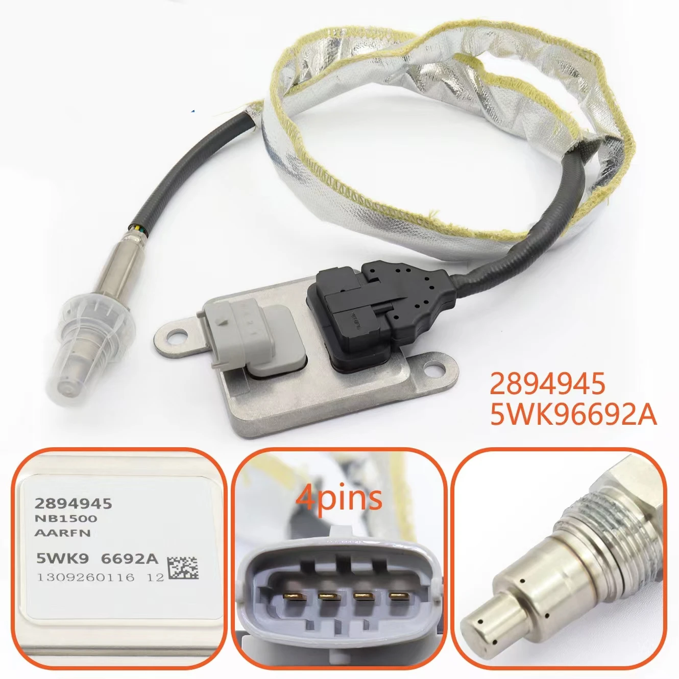 

Датчик оксида азота для двигателей Cummins lSB 2894945 5293295 RX2872297 5293295 5WK96692A 5WK9 6692A 5WK9 6692