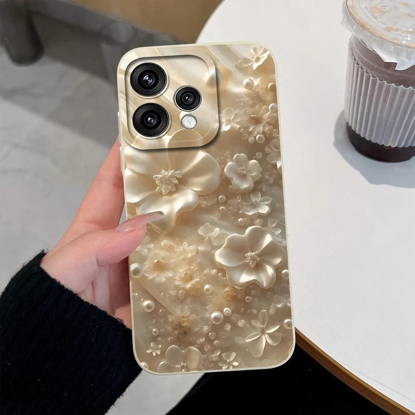 Elegant Floral Soft Silicone Lightweight Case