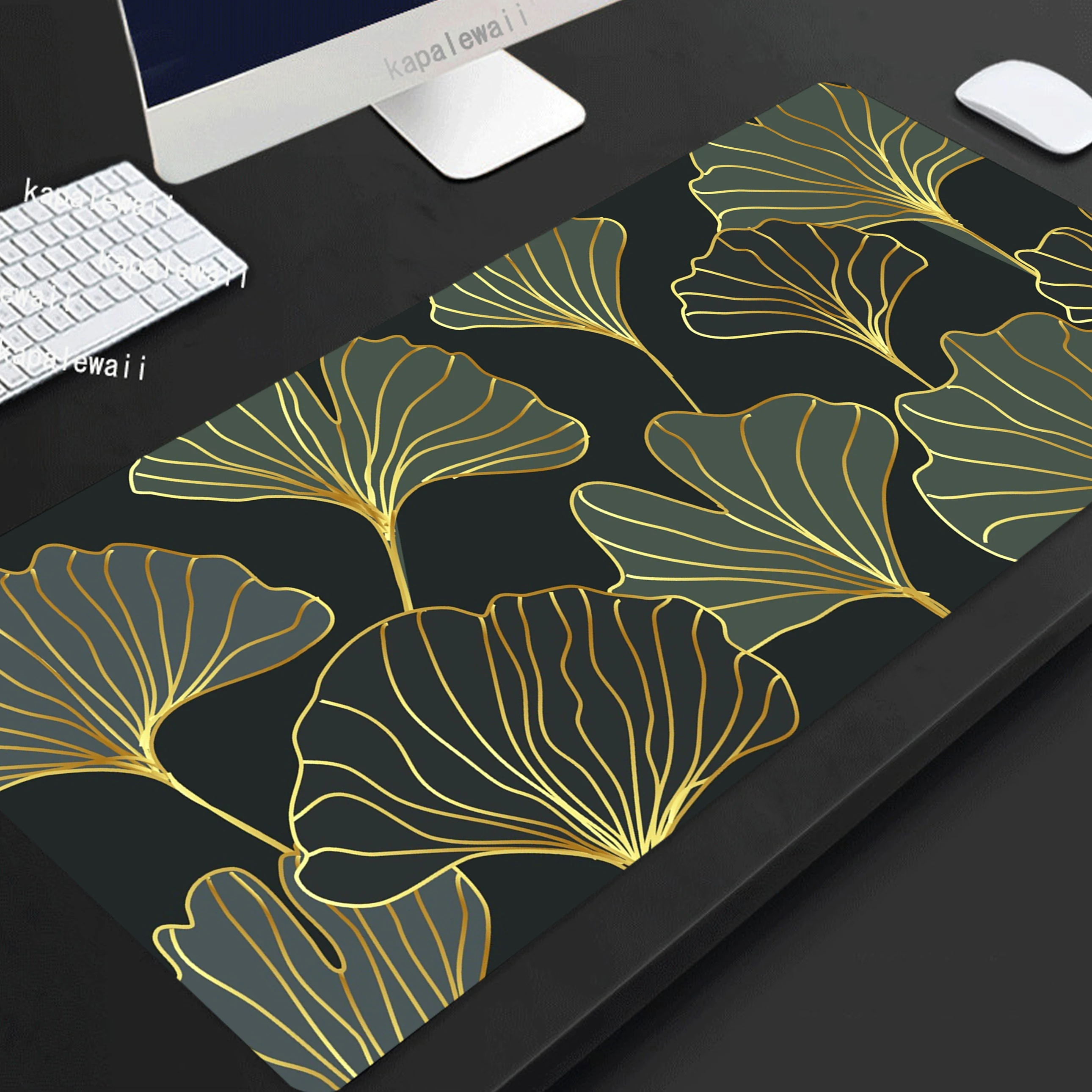 Large Mouse Pad Gaming Green Green Leaf Large Mousepad Mouse Pad