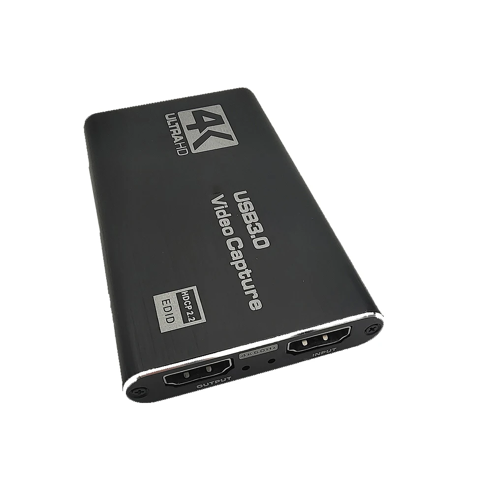 4K Video Capture Card 1080P 60fps HD Camera Recording Box HDMI-compatible to USB 3.0 PC Live Streaming Grabber Recorder
