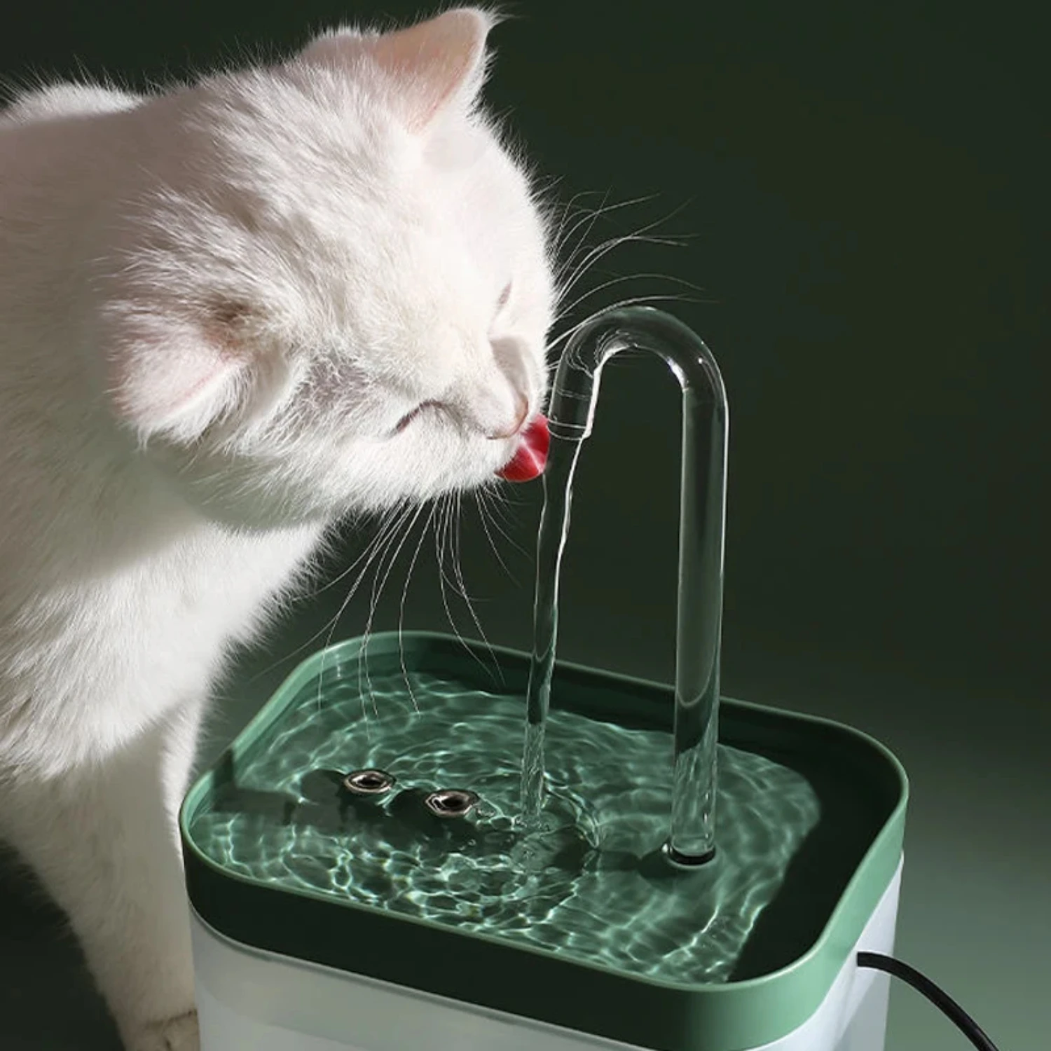 Cat Water Fountain 1.5L Auto Filter USB Mute Cat Drink Bowl Recirculate Filtering Drinker for Cats Pet Water Dispenser