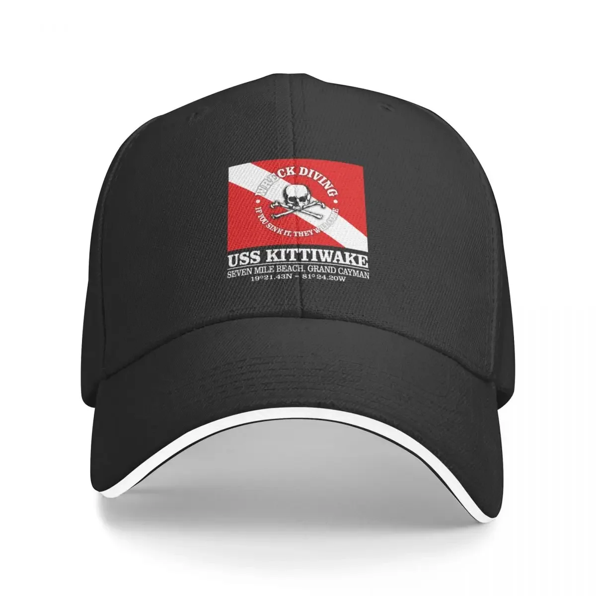

Kittiwake (best wrecks) Baseball Cap Christmas Hat tea Hat derby hat Golf Women Men's