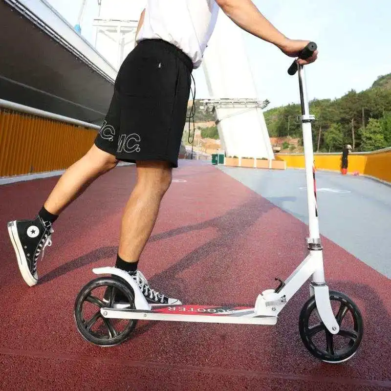 Children and Teens Adult Scooter Two-Wheel Two-Wheel Foldable City Work School Student One-Legged Scooter