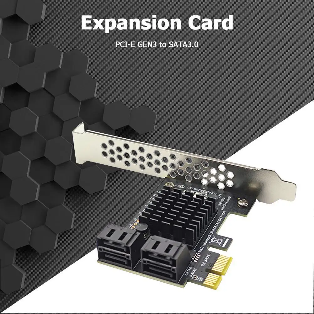 

Адаптер для компьютерной карты разъемы SATA III PCIe карта 4 порта 6 Гбит/с SATA к PCI-e 1X адаптер преобразователь карты Модульная плата