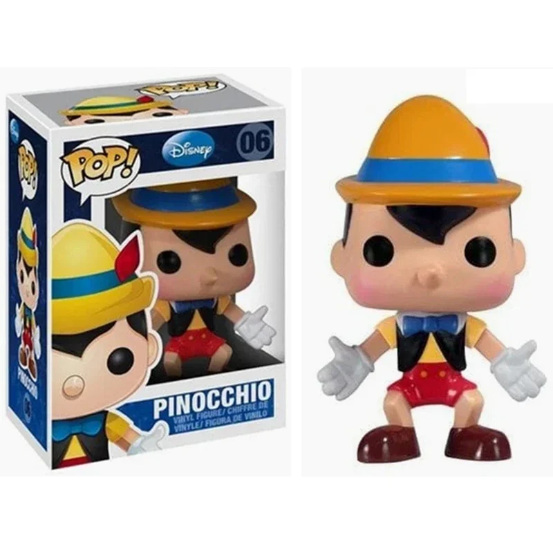 Funko Pop Le Più Nuove Bambole Disney Pinocchio #06 Action Figure Model Collection Toys For Decoration Gift