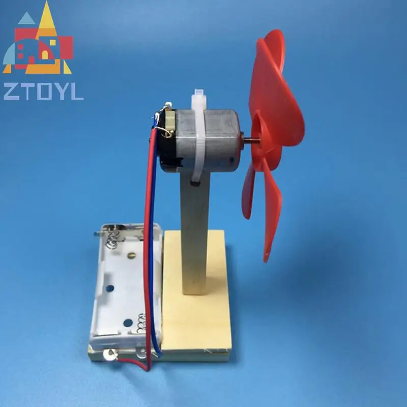 

DIY School Manual Invention Assembled Electric Fan Experiment Model Physics Science Elementary Education Toys for Kids