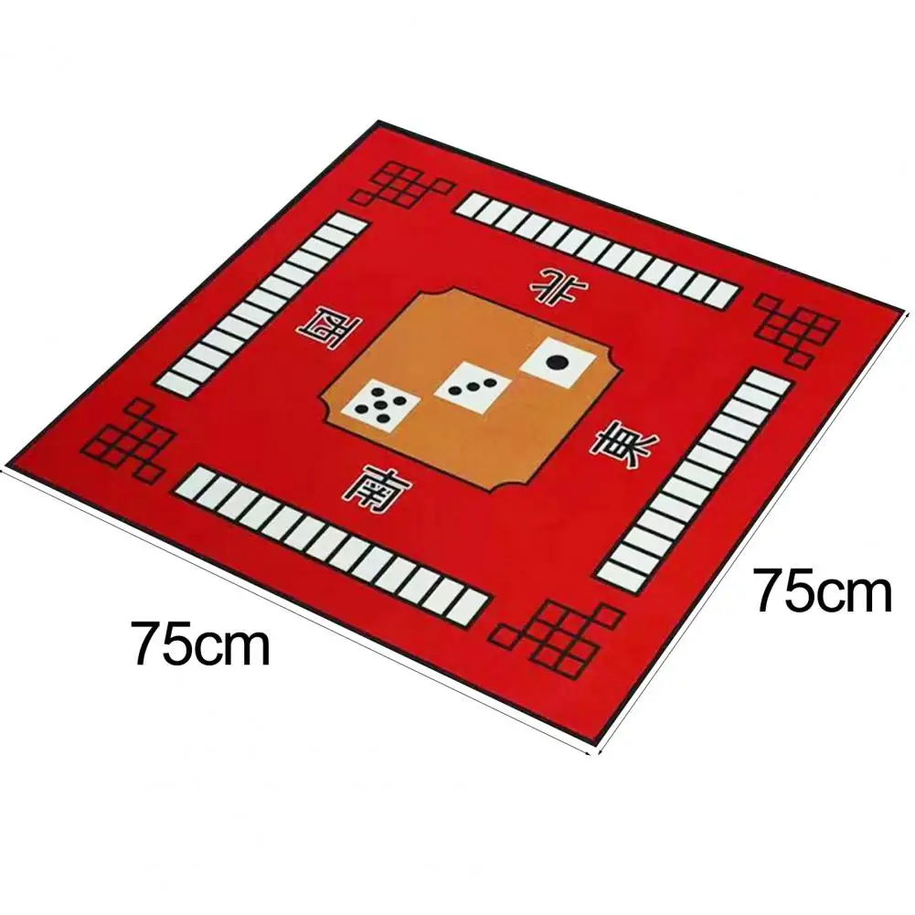 75CM*75CM Mahjong Pad Comfortable Mahjong Mat Thicken Noise Reduction Pad Tile Game Mat For Home Game Party