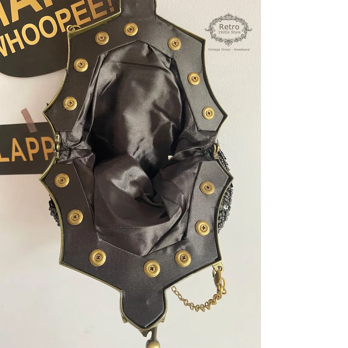 Lost in Vintage Purse inspired Flapper Art Deco Beaded Handbag