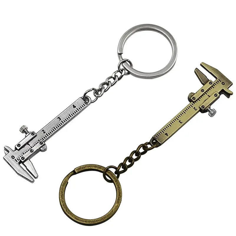 

Portable Mini Caliper Tools Key Ring Alloy Vernier Caliper Key Chain Calipers Measuring Gauging Tools Ornaments Rulers 0-40mm