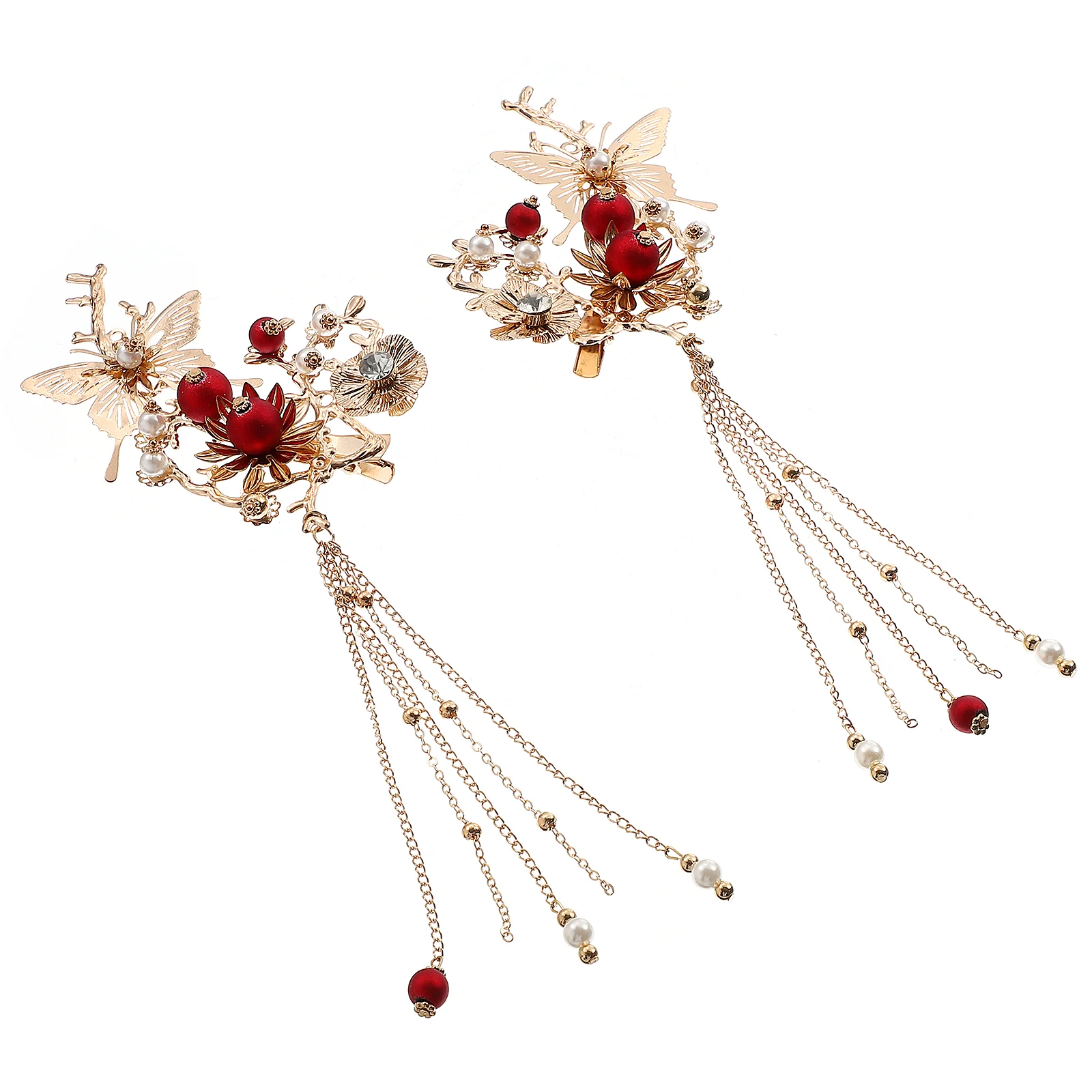 

Hairpin Wedding Clip Accessories Bobby for Japanese Women Girl Stick Headpiece Bride Bridal Jewelry Brides Tassel